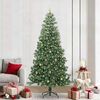 vidaXL Christmas Tree with 300 LEDs with Stand Green 240 cm PVC