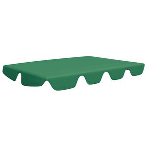 vidaXL Replacement Canopy for Garden Swing Green 188/168x145/110 cm