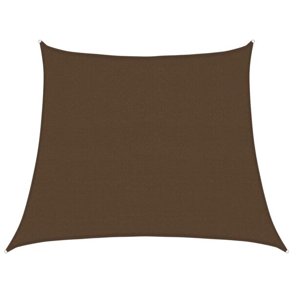 vidaXL Sunshade Sail 160 g/m&sup2; Brown 3/4x3 m HDPE