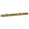 vidaXL Garden Raised Bed 970 x 100 x 36 cm Galvanised Steel