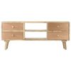 vidaXL TV Cabinet 110x30x45 cm Solid Mango Wood