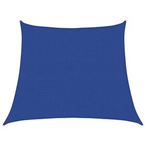 vidaXL Sunshade Sail 160 g/m&sup2; Trapezium Blue 3/4x3 m HDPE