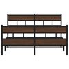 vidaXL Bed Frame without Mattress with Headboard and Footboard 140x190 cm