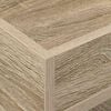 vidaXL End Table Sonoma Oak 30 x 30 x 56 cm Engineered Wood
