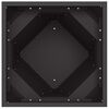vidaXL Planter Black 40 x 40 x 75 cm Steel