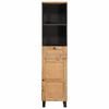 vidaXL Bathroom Cabinet Brown 38 x 33 x 160 cm Solid Mango Wood