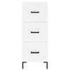 vidaXL Highboard White 34.5x34x180 cm Engineered Wood