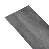 vidaXL PVC Flooring Planks 5.02 m² 2 mm Self-adhesive Shiny Grey