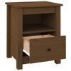 vidaXL Bedside Cabinet Honey Brown 40x35x49 cm Solid Wood Pine