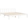 vidaXL Bed Frame without Mattress White 160x200 cm Solid Wood Pine