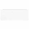 vidaXL Floating Wall Shelf High Gloss White 60x23.5x3.8 cm MDF
