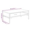 vidaXL Coffee Table 90x50x35 cm Solid Pinewood