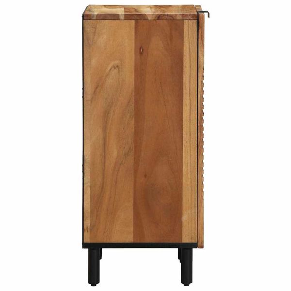 vidaXL Sideboard with Shelf Brown 40 x 33 x 75 cm Solid Acacia wood
