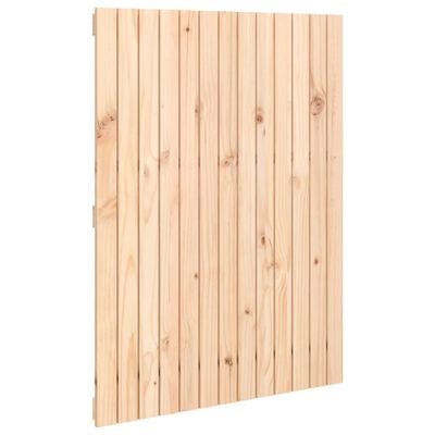 vidaXL Wall Headboard 82.5x3x110 cm Solid Wood Pine