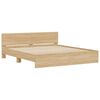 vidaXL Bed Frame without Mattress Sonoma Oak 160x200 cm