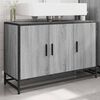 vidaXL Bathroom Sink Cabinet Grey Sonoma 90x33x60 cm Engineered Wood