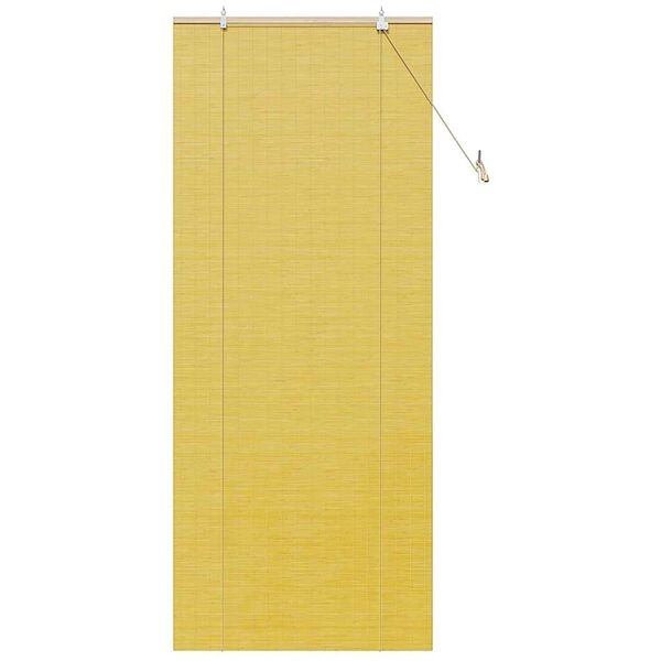 vidaXL Window Blinds & Shades Other Manual Yellow Bamboo