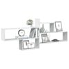 vidaXL Wall Shelf White 167.5x18x68 cm Engineered Wood