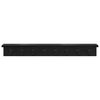 vidaXL Wall-Mounted Coat Rack Black Oak 80 x 10.5 x 10.5 cm