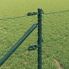vidaXL Fence Post Green 10 x 0.6 m (25 mm mesh) Steel and PVC
