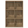 vidaXL Book Cabinet/Sideboard Artisan Oak 66x30x98 cm Engineered Wood