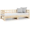 vidaXL Pull-out Day Bed without Mattress 2x(90x200) cm Solid Wood Pine