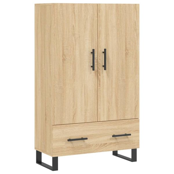 vidaXL Highboard Sonoma Oak 69.5x31x115 cm Engineered Wood