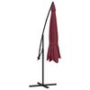 vidaXL Cantilever Garden Parasol with Aluminium Pole 350 cm Bordeaux Red
