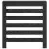 vidaXL Radiator Cover Black Oak 78 x 20 x 82 cm Engineered Wood