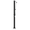 vidaXL Outdoor Solar shower 20 L PVC and Aluminium Black