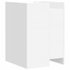 vidaXL Bedside Cabinet White 45x50x65 cm Engineered Wood