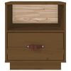 vidaXL Bedside Cabinet Honey Brown 40x34x45 cm Solid Wood Pine