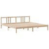 vidaXL Bed Frame with Headboard without Mattress 180x200 cm Super King