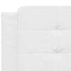 vidaXL Bed Frame without Mattress "Zadar" White 160x200 cm Faux Leather