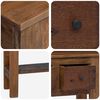 vidaXL Console Table Mixed Recycled Wood 80x35x80 cm