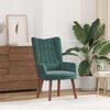 vidaXL Armchair Dark Green 63 x 67 x 94 cm Velvet