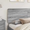 vidaXL Headboard Grey Sonoma 200 cm Engineered wood