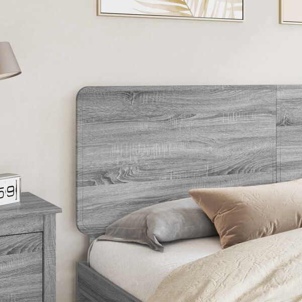 vidaXL Headboard Grey Sonoma 200 cm Engineered wood