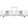 vidaXL Coffee Table with Drawer White 90 x 49 x 46 cm Engineered Wood