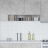 vidaXL Hanging Cabinet with Storage Concrete Grey 20 x 29.5 x 100 cm
