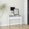 vidaXL Console Table High Gloss White 105x30x80 cm Engineered Wood