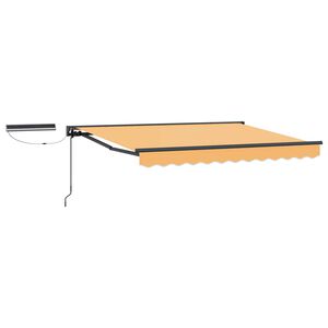 vidaXL Electric Retractable Awning Sand 4 x 3 m