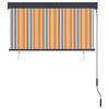 vidaXL Outdoor Roller Blind 120x250 cm Yellow and Blue