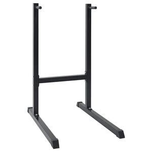 vidaXL Dip Station Black 103.5 x 66.5 x 121.5 cm Powder-Coated Steel