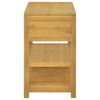 vidaXL Bathroom Cabinet 90x45x75 cm Solid Wood Teak