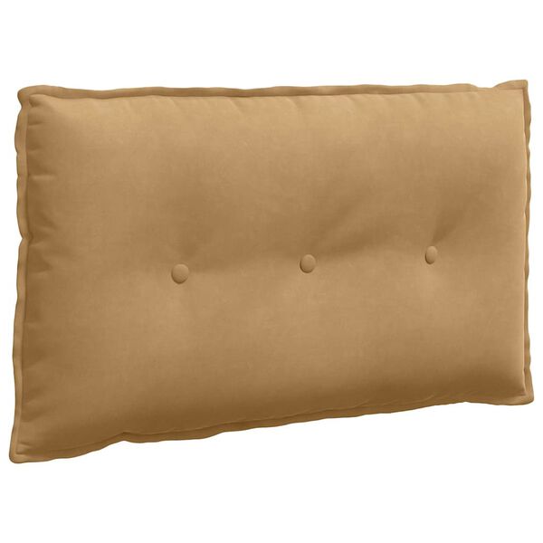 vidaXL Back Pillow Brown 80 x 50 cm Corduroy Fabric