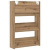 vidaXL Shoe Cabinet 2 pcs Artisan Oak 60 x 18 x 90 cm Engineered Wood