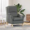 vidaXL Armchair Dark grey 76 x 94 x 102 cm Fabric