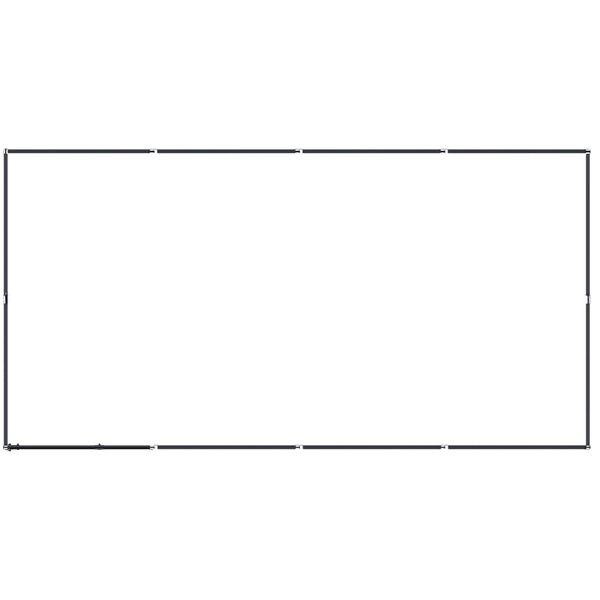 vidaXL Outdoor Dog Kennel Steel 7.37 m&sup2;