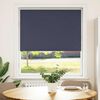 vidaXL Roller Blind Blackout Marine 100x150 cm Fabric Width 95.7 cm Polyester